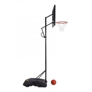 Tablero y canasta de basquet con poste y base marca SKLZ