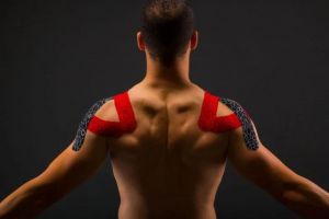 Theraband Cinta Kinesiologica -Red / black