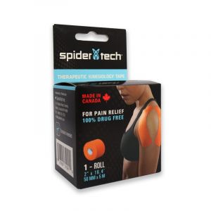 Cinta Kinesiológica CAD Spidertech 2” Naranja