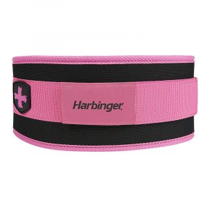 Cinto rosa para gym de mujer marca Harbinger