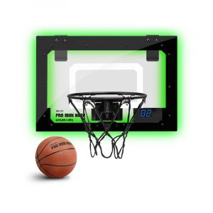 PRO MINI HOOP SHOWTIME canasta de baloncesto para puerta con luces LED