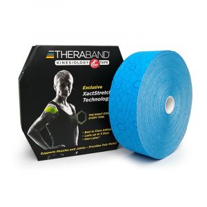 Theraband tape cinta kinesiológica bulk size color azul