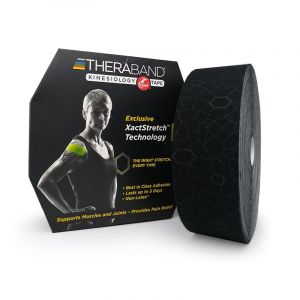 Theraband tape cinta kinesiológica  bulk size color negro