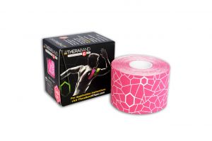 Theraband Cinta Kinesiologica -Pink / white
