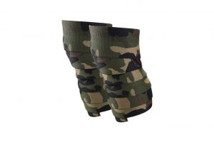 Venda para rodilla marca Harbinger color camuflajeado